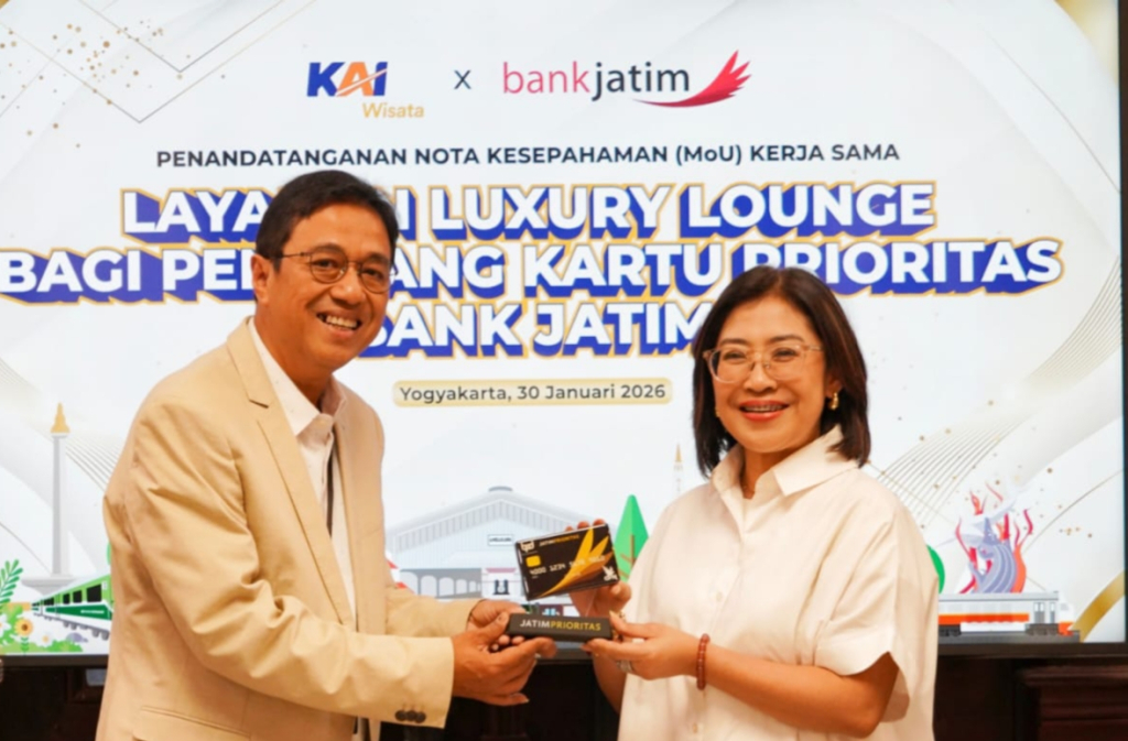 Perkuat Layanan Prioritas, Bank Jatim Lakukan Kerja Sama dengan KAI Wisata