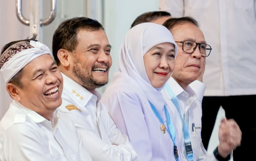 Gubernur Khofifah Hadiri Peluncuran B50 oleh Presiden Prabowo di Karawang 