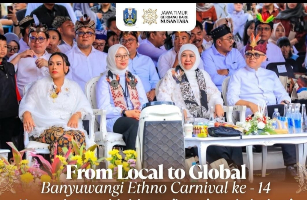 Banyuwangi Ethno Carnival 2026, Gubernur Khofifah: Kekuatan Ekonomi Kreatif Lestarikan Warisan Budaya Bangun Perdaban
