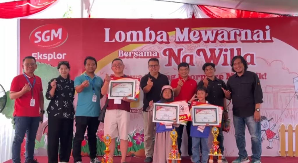Hari Anak Nasional 2026, Lomba Mewarnai SGM Eksplor dan Indomaret di Surabaya Sedot Antusias Ratusan Anak