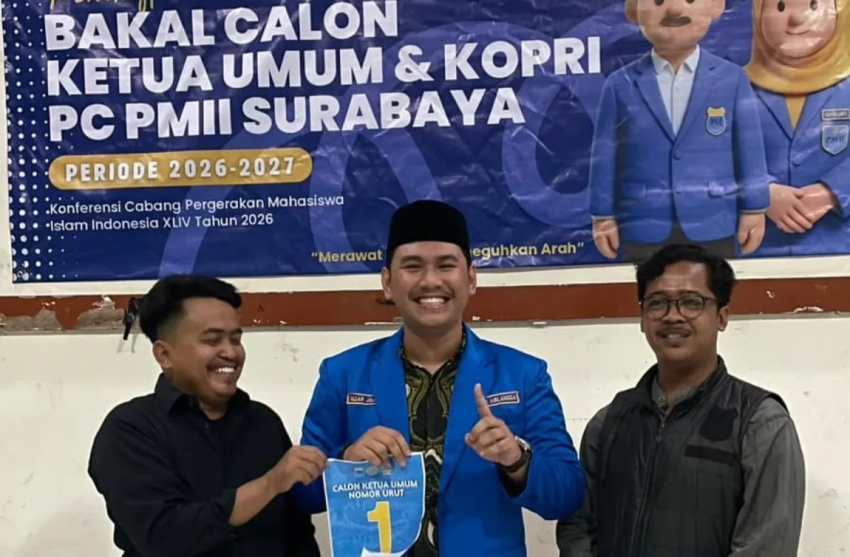 Usung Gagasan Tumbuh Serentak, Nizar Maju Calon Ketua Umum PMII Surabaya