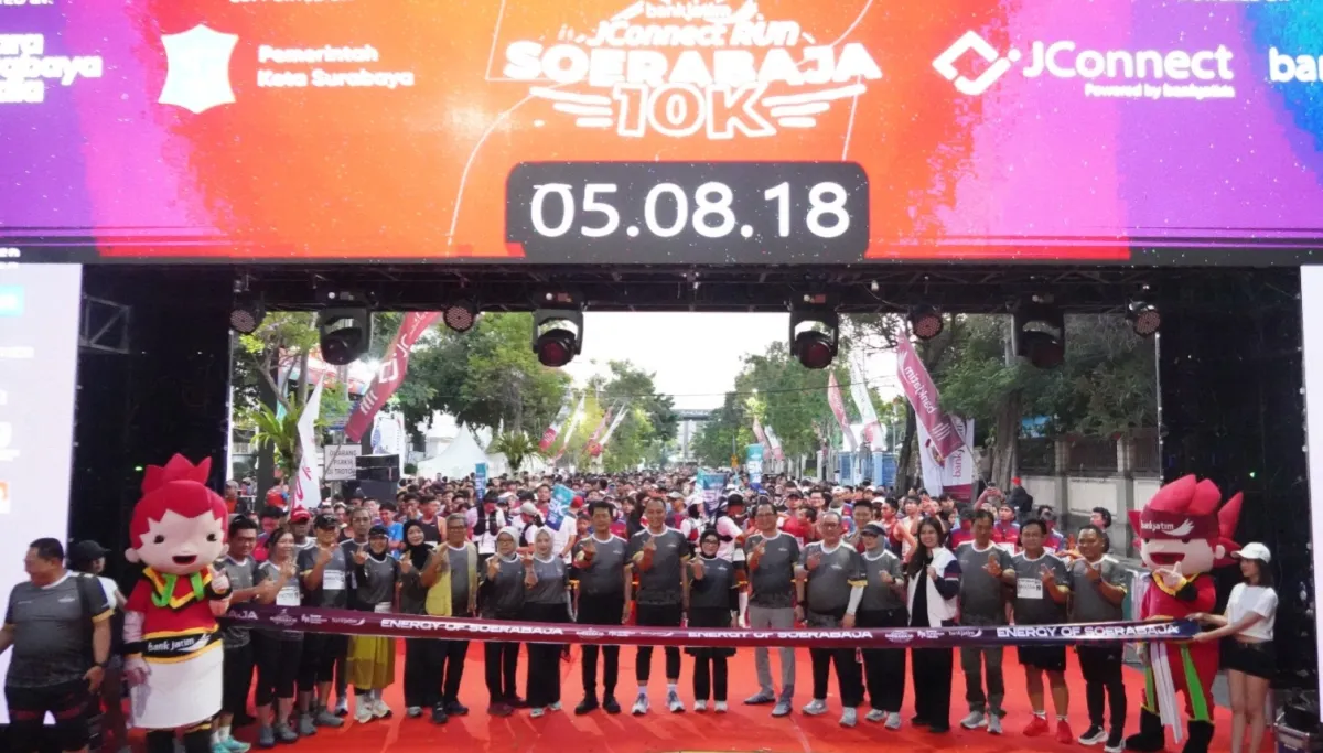 Bank Jatim JConnect Run Soerabaja 10K 2026 Sukses Digelar