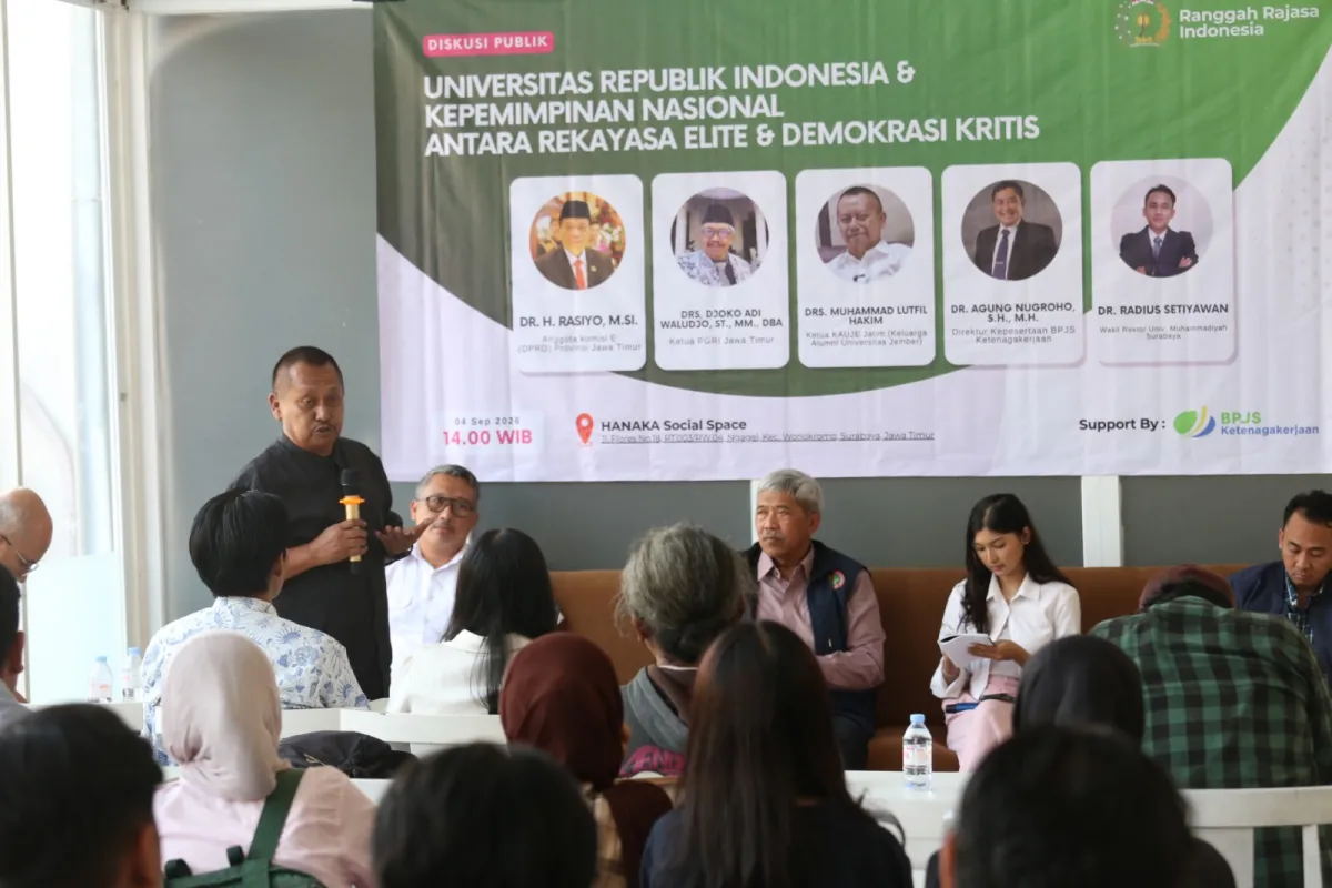 Ketua PWI Jatim Terkait Wacana URI, Jangan Berhenti Jadi Gagasan, Harus Terbukti Cetak SDM Unggul