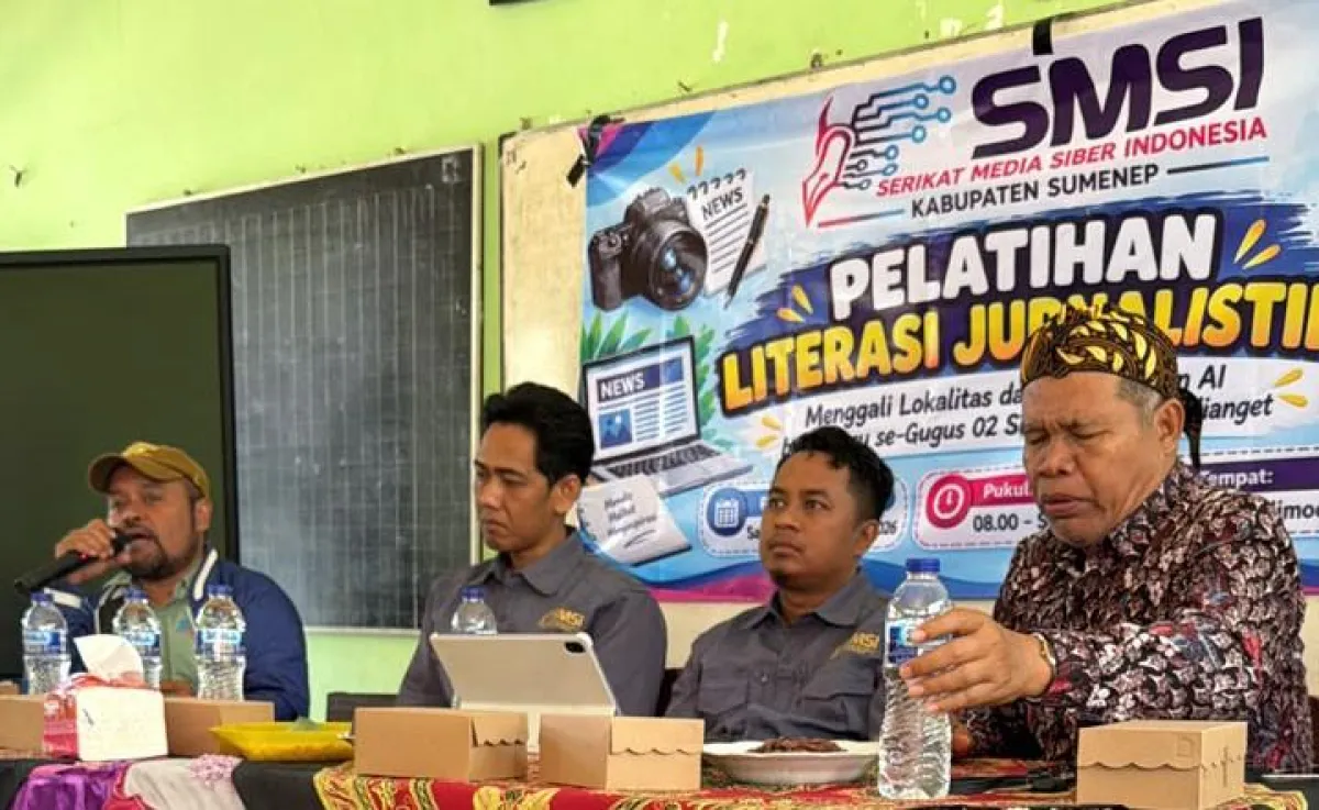SMSI Sumenep Gelar Sekolah Melek Media, Ajak Guru Kenali Jurnalistik hingga Bahaya Oknum Wartawan