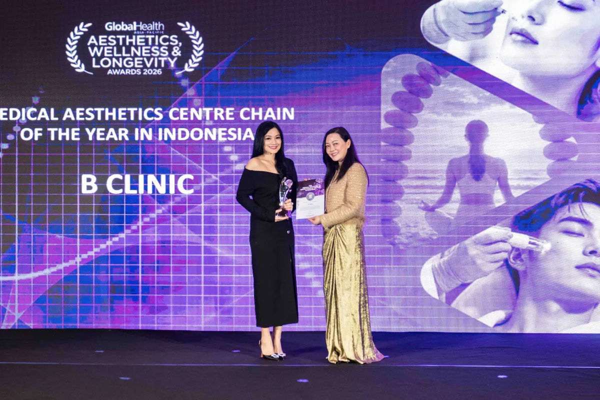 Aktris Titi Kamal Wakili B Clinic Raih Penghargaan Medical Aesthetics Centre Chain of the Year 2026