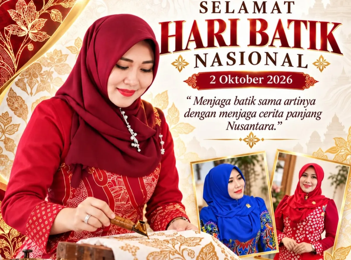 Ning Lia Senator Cantik Pecinta Batik, Konsisten Merawat Warisan Nusantara