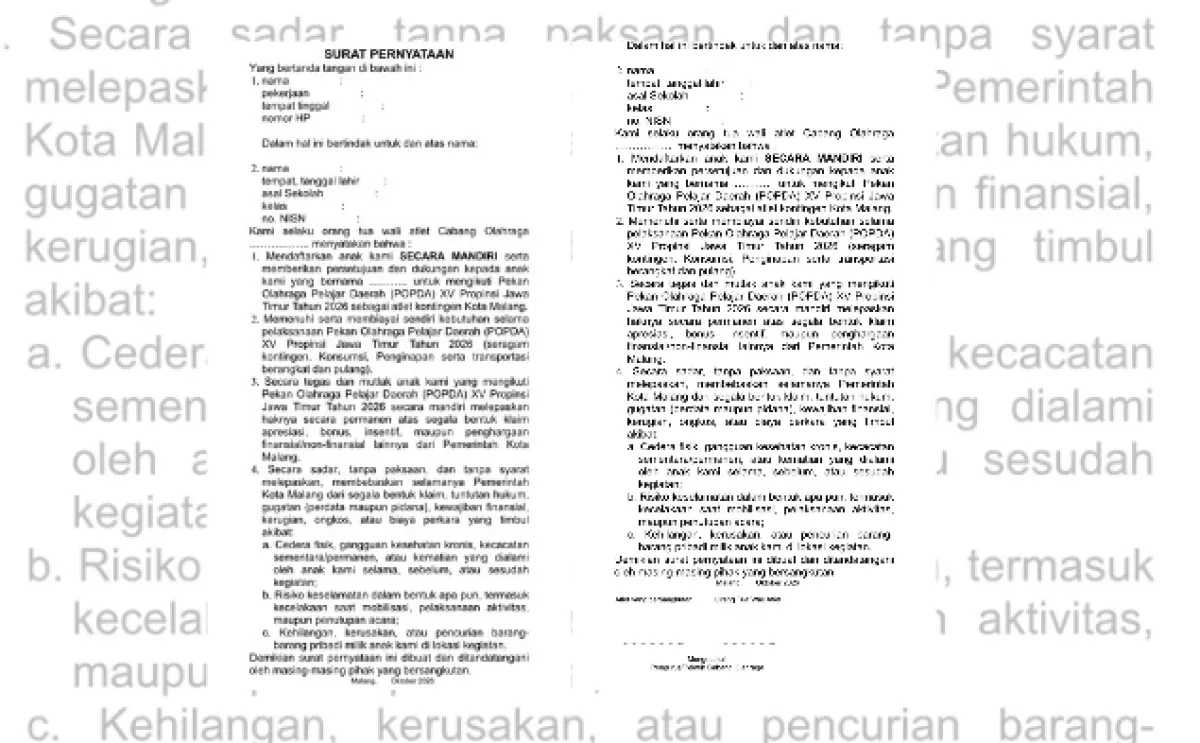 Mimpi Mengharumkan Kota Malang, Atlet POPDA Harus Bertanding dengan Biaya Sendiri