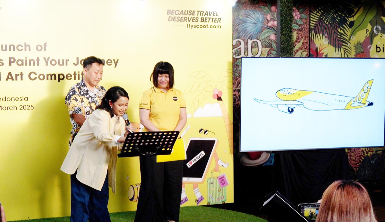 Peluncuran kompetisi melukis digital bertajuk Paint Your Journey di Surabaya, Selasa (04/3/2025).